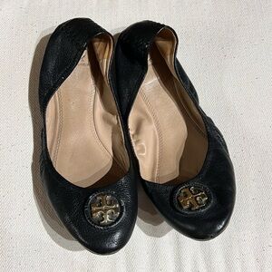 Tory Burch Leather flats size 11 used